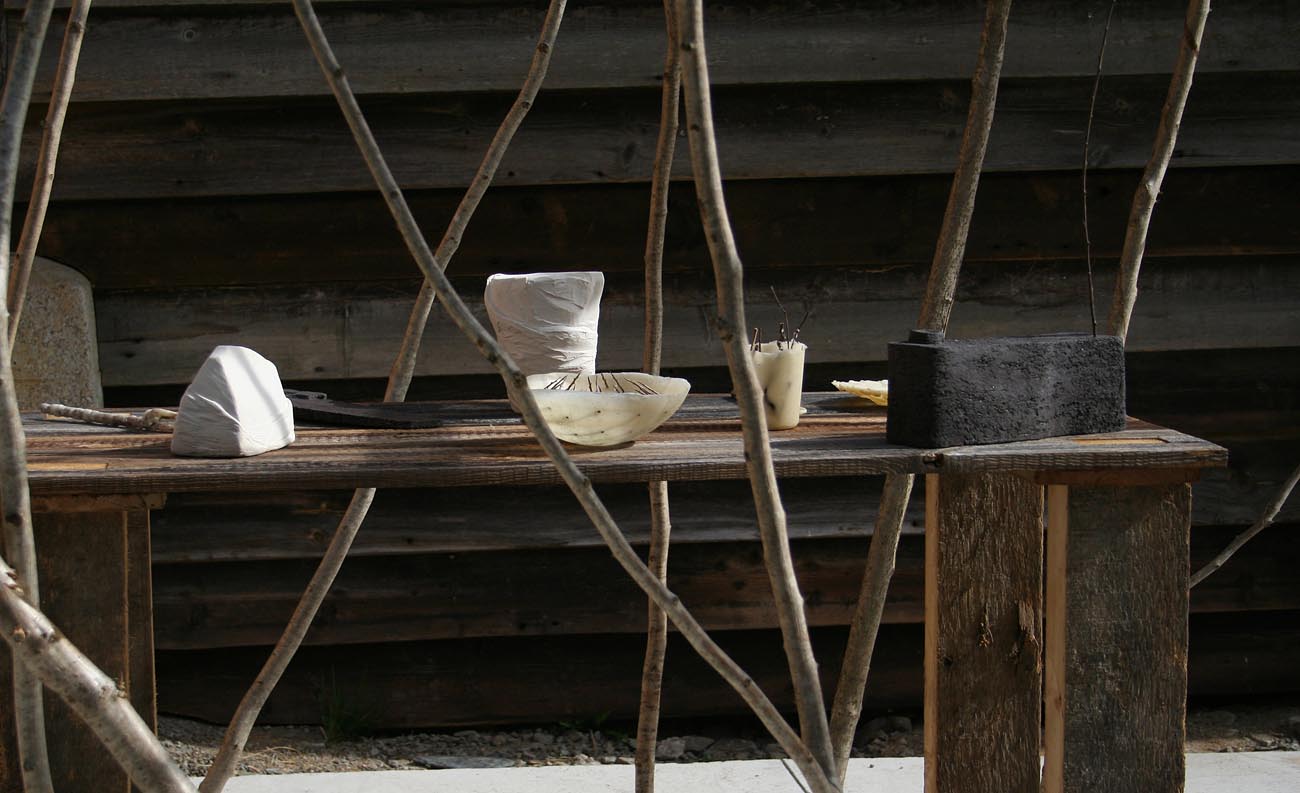 Drawing on the Domestic, outside table detail