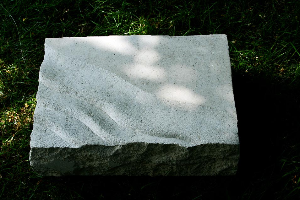 Tabula Rasa 1, Portland stone sculpture