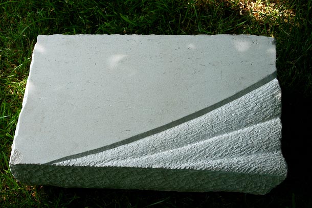 Tabula Rasa 2, Portland stone sculpture