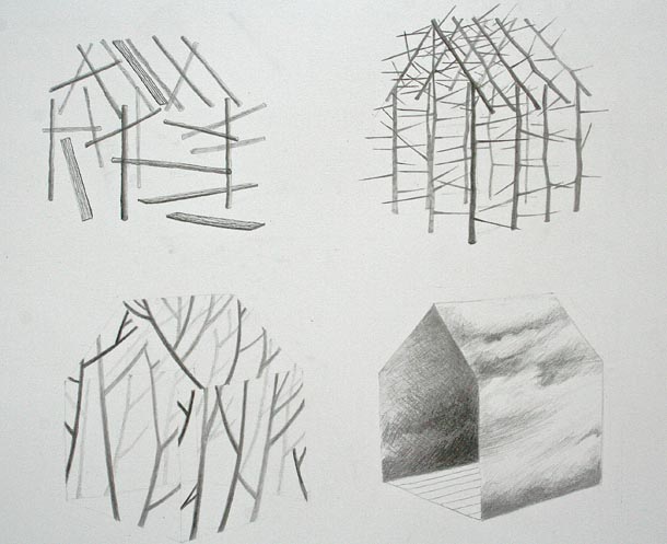 Four House drawing